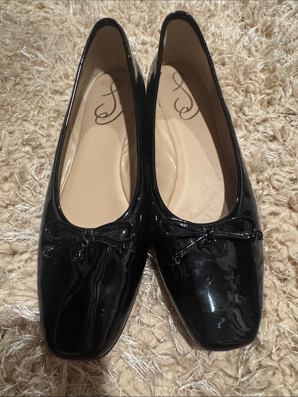 Sam Edelman Black Patent Leather Flats